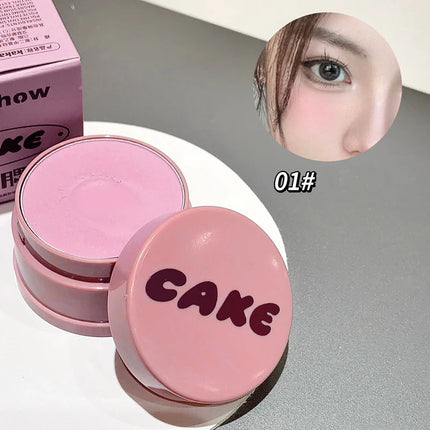 Blush Powder Palette Mashed Potato Natural Matte Brighten Skin Milk Peach Pink Purple Apricot Rubor Rouge Blusher Korean Makeup