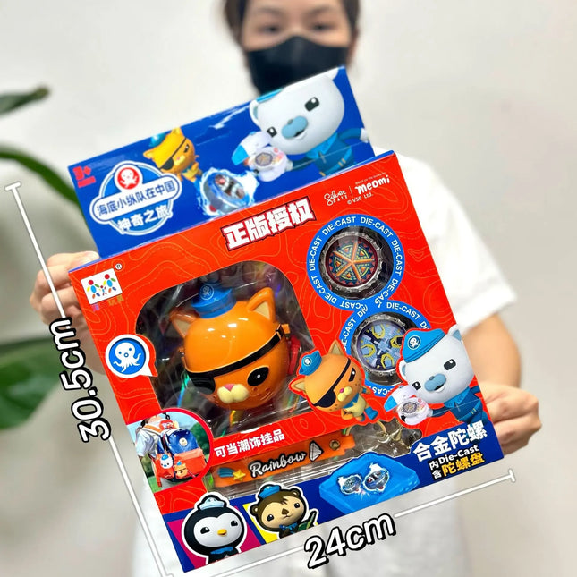 Barnacles Kwazi Peso Dashi Anime Action Figurine A Set Of Octonauts Figure Shield Abs Child'S Enlightenment Xmas Toys Model Doll