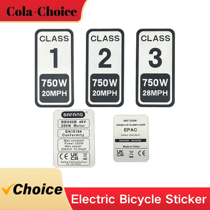 PVC Sticker Electric Bicycle Sticker Bafang Motor Label Sticker For BAFANG 36V 250W/48V 750W01/BBSHD E-bike Accessories