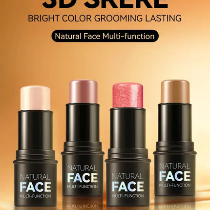 Makeup Face Contouring Bronzer Stick Multifunctional Highlighter Brightening Silkworm Blusher Rouge Cream Modify Concealer Pen