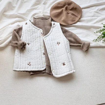 Kids Fleece Lined Turtleneck Sweater 2025 Winter Warm Knitwear Baby Boys Girls Thermal Top