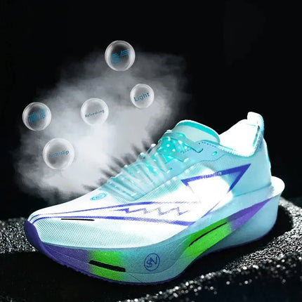 Running Shoes Speciality Carbon Board Marathon Men Sports Breathable Lightweight Women's Comfortable Athletic Sneakers