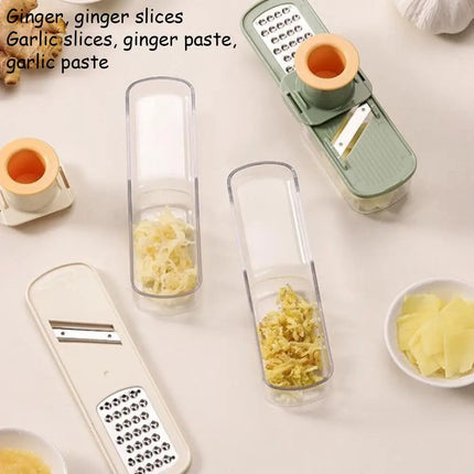 3-in-1 Multifunctional Ginger Garlic Grinder Home Kitchen Slicer All Grinder Potato Shred Cutter Utensil For Kitchen 2025 New