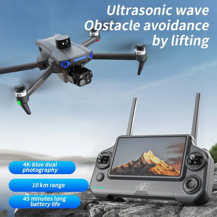 AE30 Max 6000M LCD SC GPS Drone 8K Dual Camera 6G Wifi FPV 3-Axis Gimbal Professional Obstacle Avoidance Quadcopter RC Dron Toy