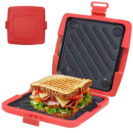 Microwave Oven Specific Quick Baking Tray, Household Microwave Toaster, Fast Heating Toast, Sandwich Crispy Baking Tray