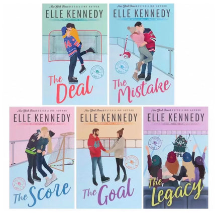 1 book Off Campus vol.1/2/3/4/5 by Elle Kennedy The Deal/The Mistake/The Score/The Goal/The Legacy/ College Hockey Romance Novel