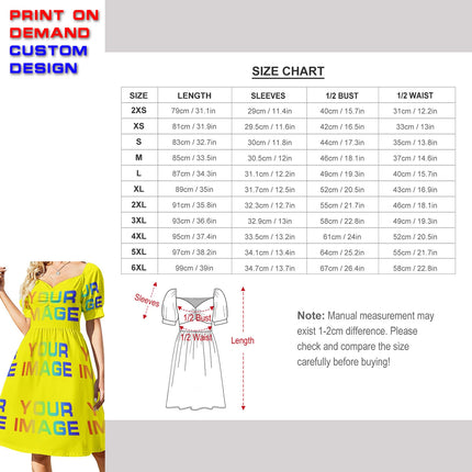 Custom Dress Print On Demand Party Sexy Girls Cartoon Image Design Women Uniforms Matching Clothes Customized DIY Dropshipping