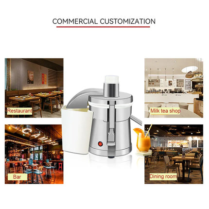 High-power Motor Juice Extractor Stainless Steel Commercial Fruit Juicer Machine Easy Operation