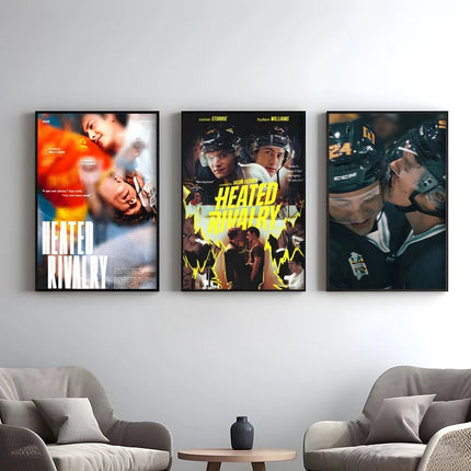 TV Series H-Heated Rivalry Poster Elegant And Affordable Wall Art Stickers For Dormitory Living Room And Bedroom Spaces