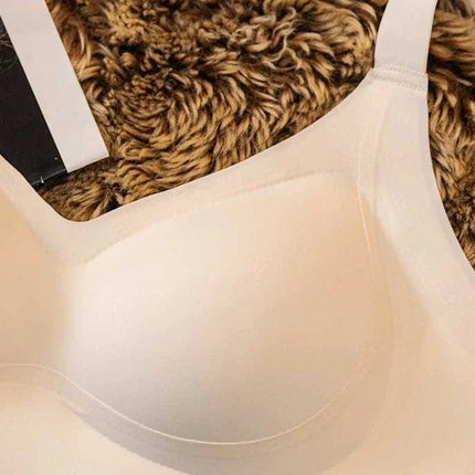 High-quality Traceless Beautiful Back Jelly Rubber Underwear for Women with Small Breasts, Clumping and Anti-sagging Sports Bra