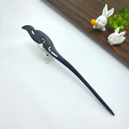 Vintage Simple Hair Accessories Chinese Style Wooden Hair Clips Antiquity Handmade Traditional Hair Fork Retro Hair Sticks 2025