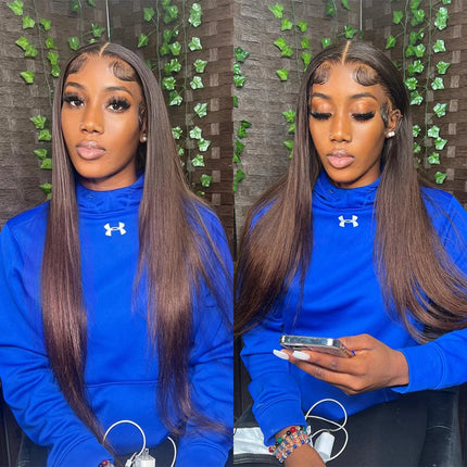 2x6 HD Lace Closure Straight  Only Natural  Lace Closure Pre Plucked HD Transparent Remy For Women Brazilian Remy Hair Human Hair