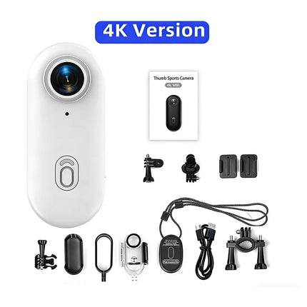 4K HD Motorcycle Mini Recorder Finger WIFI Action Camera Lightweight POV Motorcycle Road Sport Cam Bicycle Vlog Pet Body Camera