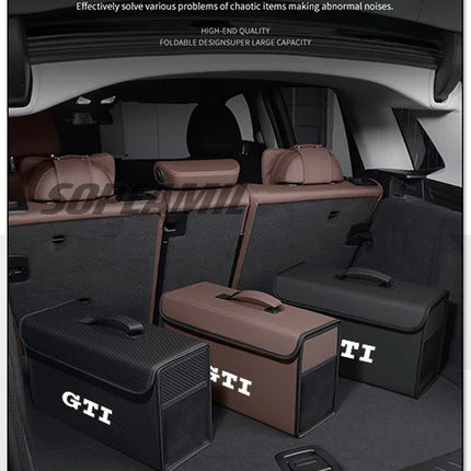 Volkswagen GTI Golf Arteon Tiguan Touareg Passat Polo Scirocco Jeeta CC Polo Car Trunk Storage Box Foldable Stowing Tidying Bag