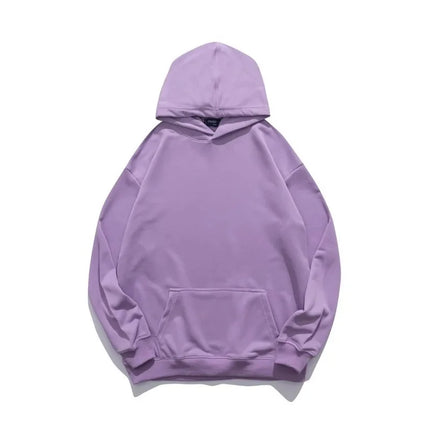 Thickened Fleece Hoodie Women's Long Sleeve Loose Fit Blank Version Autumn Winter New Style Korean Style Solid Color Sweatshirt