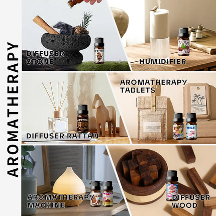 18 typle Gourmet Essential Oils Perfumes Fragrance Is Long-Lasting For Skin、Diffusers、Candles Making Gifts For Women