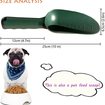 Garden Shovel Plant Hand Trowels Soil Planting Digging Transplanting MultiFunction Beach Sand Pet's Food Scoop Garden Tools