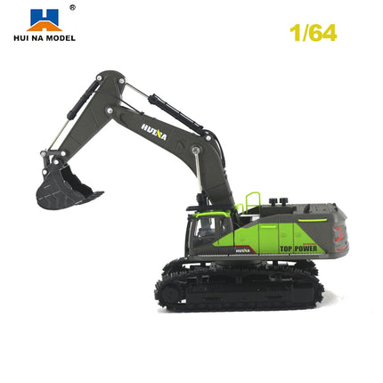 HUINA Model car toy 1/50 Metal Alloy Excavator Diecast Static Model Truck crawler engineering vehicle Collection Boy Kids gift
