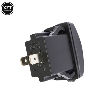 3.1A Dual USB Charger Socket Rocker Switch Waterproof Power Outlet for Car Boat Trucks RV Marine Vehicles Rocker Switch Panel