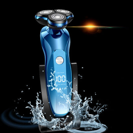 ZOZEN Electric Shaver Rotary Shaver Electric Razor Beard Trimmer Rechargeable Shaving Machine for Men Wet-Dry Use Waterproof