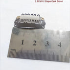 2.8cm -U-dark brown