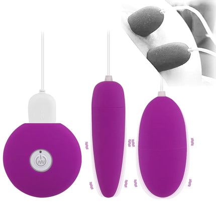 Powerful Egg Vibrator Clitoris Sex Toys for Women Vaginal Ball G-spot Massager Remote Control Vibrating Egg Adult Products 18+
