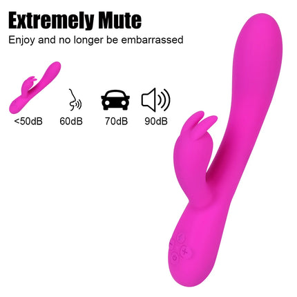 Normal/ Heated Dildos Rabbit Vibrators For Women Clitoris Nipple Stimulator Vaginal Anal Plug Sex Toys Female Masturbator Erotic
