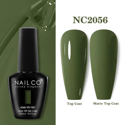 NAILCO 15ml Red Color Series Gel Varnish Coffee Gel Nail Polish Maximalism Reddish Gellak Design Brown Lacquer Nail Art Manicure