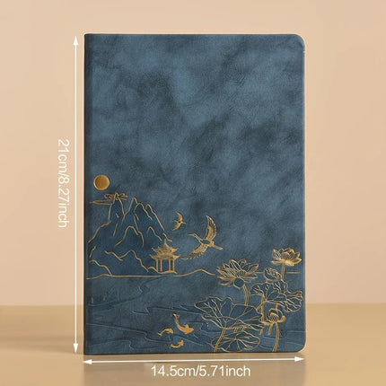 A5 Work Notepad Gift Box Set, Equipped with Pen & Refill 100 Pages Writing Notebook,Ideal for Office Meeting Record Teacher Gift