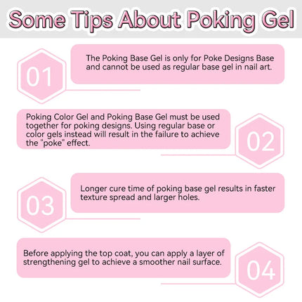New Pretty 5ml Poke Poke Nail Art Gel Glue Black White Wave Texture Nail Painting Art Gel Soak Off UV LED Varnish 2026 Hot
