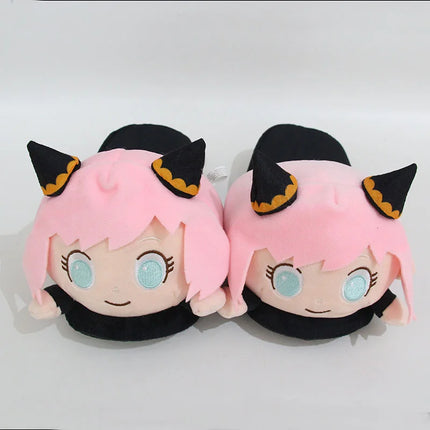 New Panda Bubu And Yier Plush Slippers Cartoon Panda Indoor Couple'S Warm Cotton Slippers Autumn And Winter Gift