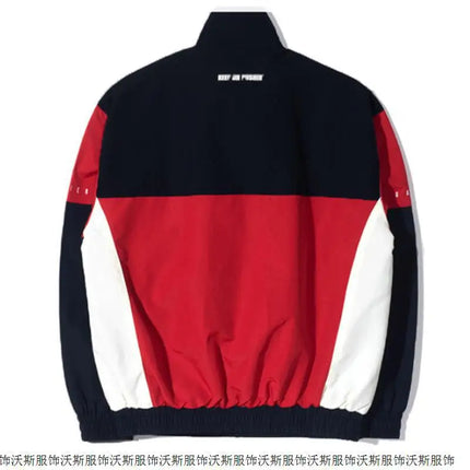 2026 Little Hero Same Coat Jacket Color blocked Windproof Jacket Waterproof Sports Jacket for Men and Women