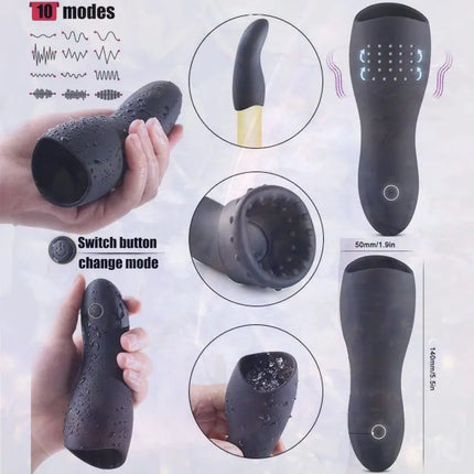 Chocho Man Blowjob Rechargeable Suction For Men Mouth Male Male Strong Men's Sucker Women Vibrator Musturbation Best-sold