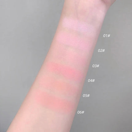 Gege Bear Puffy blush, naturally looking young, Korean style brightening and energetic, natural makeup application