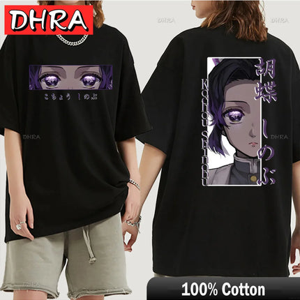 Demon Slayer T Shirt Nezuko Tshirt Women Kimetsu No Yaiba Top Tees Japanese Anime Tanjirou Kamado Tops Manga Harajuku T-shirt