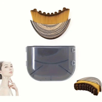 Lymphatic Contour Face Brush chin jawline Sculpting drainage Massager for Face ergonomically Designed To Fit The Skin Precisely