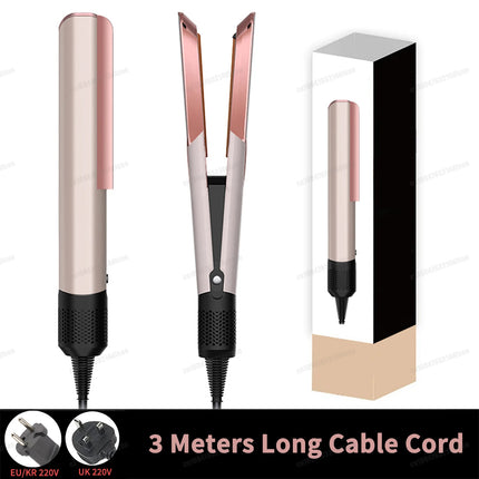 Professional 2IN1 Hair Dryer&Straightener 1300W Quick Dry Air Function Strait Ions Flat Iron Long Lasting Wet&Dry Styling Tool