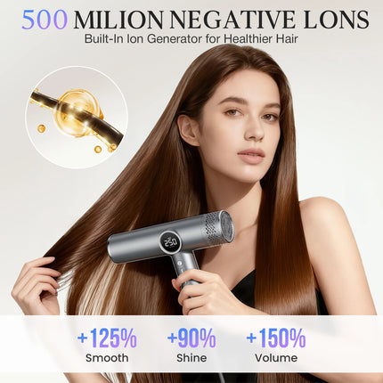 TINSOL Professional high-speed hair dryer, negative ion hair care fast drying constant temperature hair care portable hair dryer