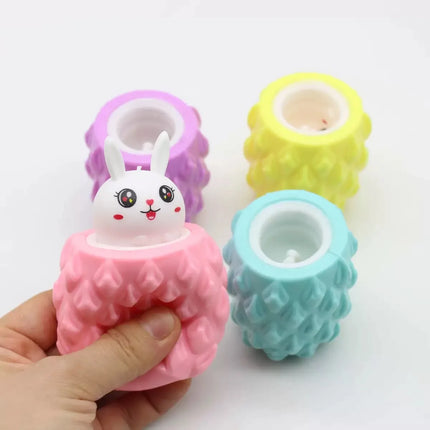 Funny Pumpkin Squirrel Astronaut  Block Squeeze Anti-stress Toy Hide and Seek Figures Stress Relief Fidget Toys For Kids Adult