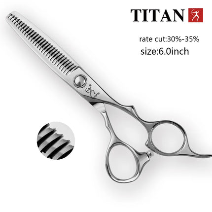 TITAN Professional Hairdressing Haircut Scissors 6 Inch VG10  Hairdresser's Cutting Thinning Tools High Quality Salon Set