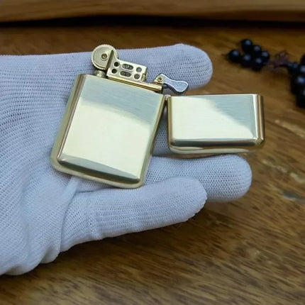 ZORRO 790 Genuine Ultra-thin Windproof Original Copper Lighter Double-sided Engraved Wheel Lighter Lighter Men's High-end Gifts
