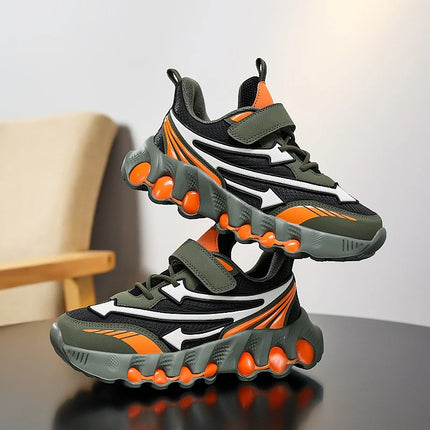 2025 Hot Selling Outdoor Anti Slip Childrens Sports Shoes Lightweight Comfortable Running Shoes Rebound Campus Casual Shoes