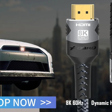 8K HDMI Cable High Speed 48Gbps HDMI 2.1 hdmi to hdmi high definition video Cable 1m 2m 3m 5m for HDTV  Monitor PS4/PS5 Xbox