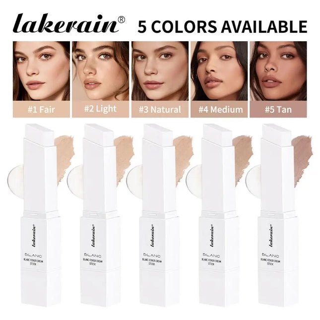 Three Models 2-in-1 Color-Changing Foundation Stick Multifunctional Liquid Foundation Lightweight Moisturizing Brightening
