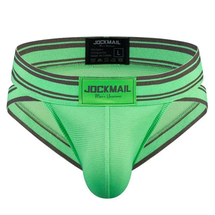 Jockmail Sexy Men Underpants Briefs  Breathable Innerwear Man Underwear Bikini Brief Cuecas Slips Men's Jockstrap Gay Panties