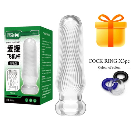 Pocket Pussy Masturbator Masturbation Cup Sucking Telescopic Easy To Clean Sex Toys for Masturbaror Parar Hombre Adult Goods For