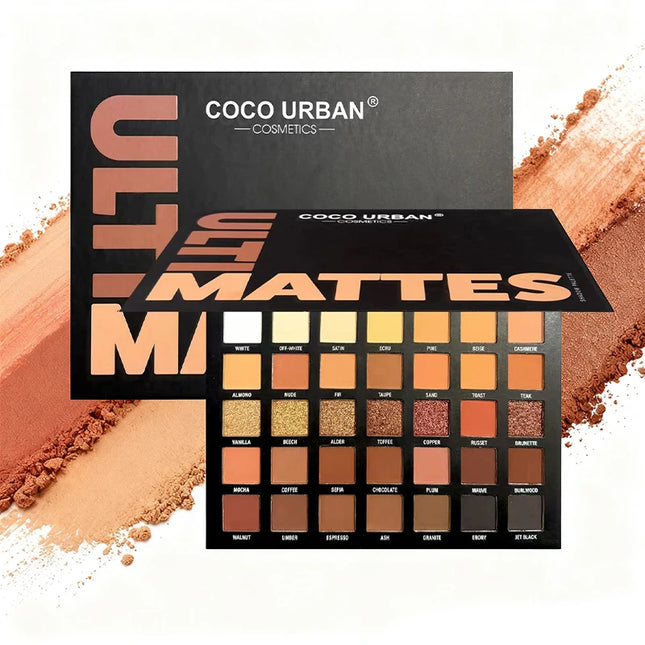 35-Color Eye Shadow palette Matte Shimmer Makeup Plate Highly Colored Color Powder Durable Eye Shadow Makeup Cosmetics