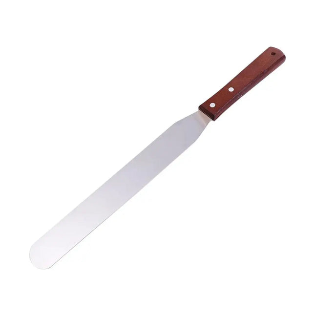 Kitchen Gadgets Stainless Steel Butter Scraper 8 Inch Comfortable Grip Cake Icing Spatula Rust-proof Jam Spreader Bread
