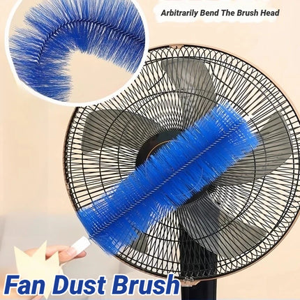 Bendable Fan Duster Ultra Fine Bristles Long Handle Cleaning Tool For Air Conditioner Furniture Shutter Car