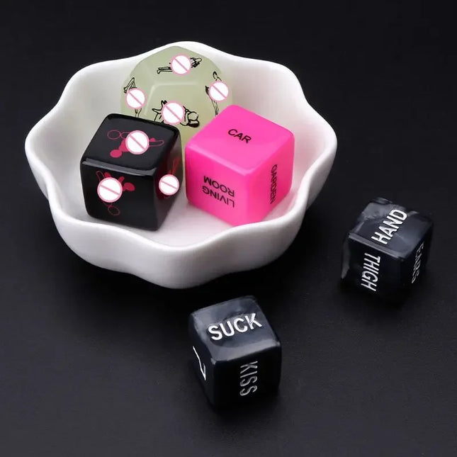 6/12 Sides Exotic Toys Sex Dice Toys for Couples Adult Games Sex Toys Romance Love Humor Flirting Bar Erotic Crap Dice